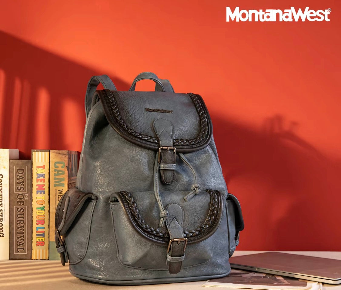Montana West Stone Wash Backpack
