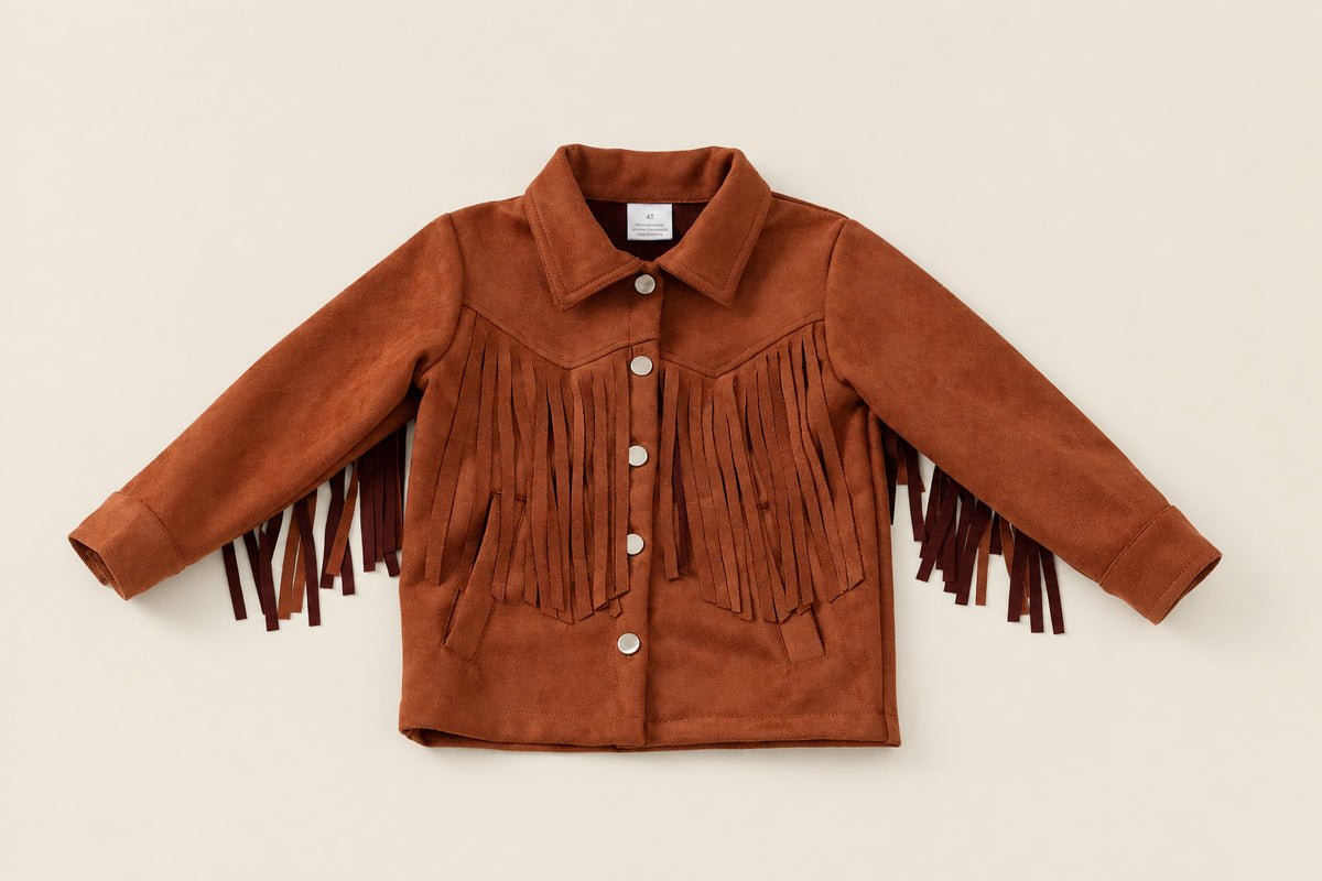 Girls Fringe Jacket
