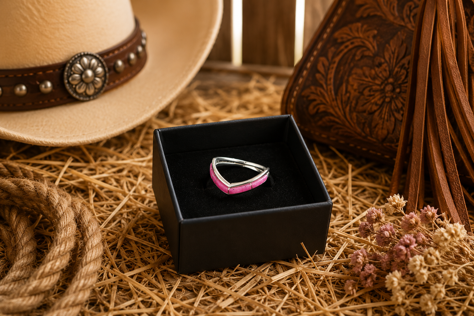 Pink Opal Ring