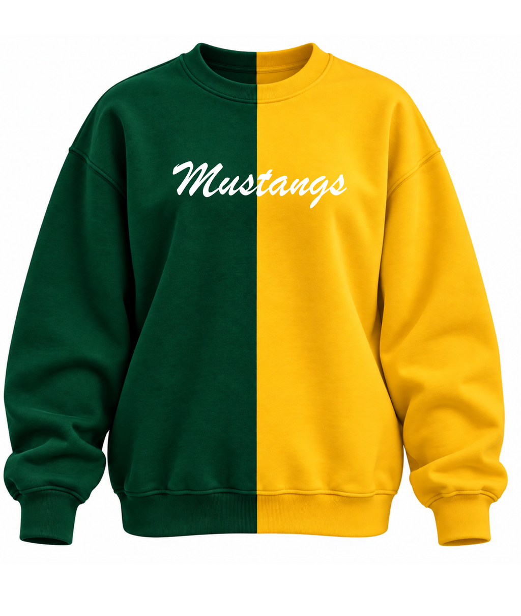 Embroidered Two-Tone Spirit Sweatshirt — PREORDER