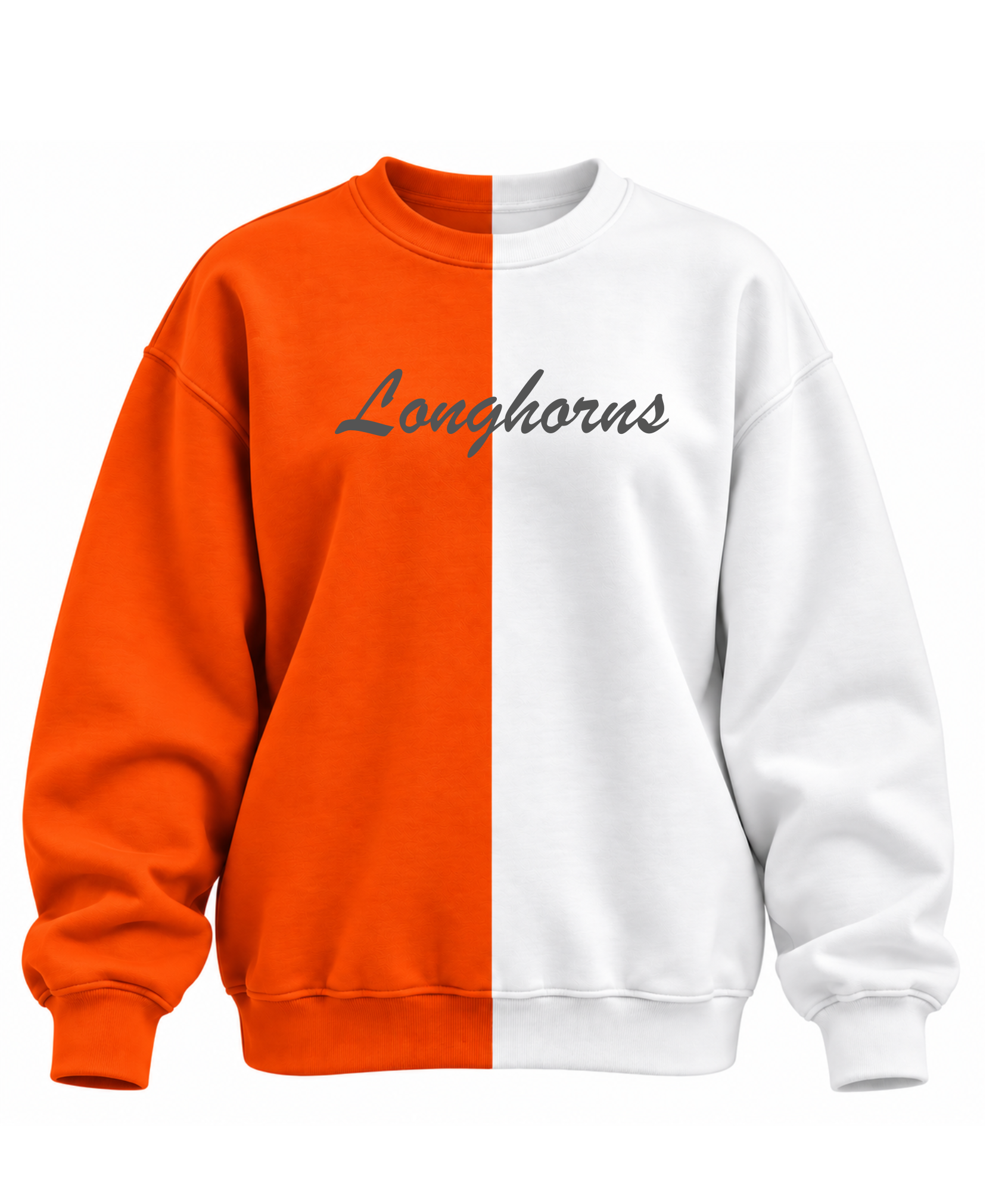 Embroidered Two-Tone Spirit Sweatshirt — PREORDER
