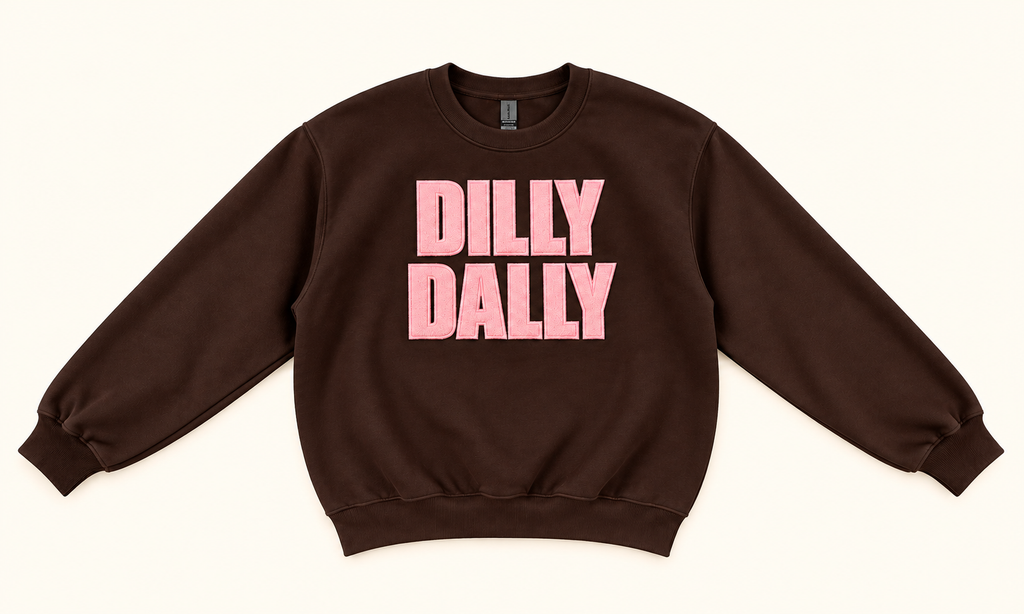 Dilly Dally Patchwork Adult Sweatshirts