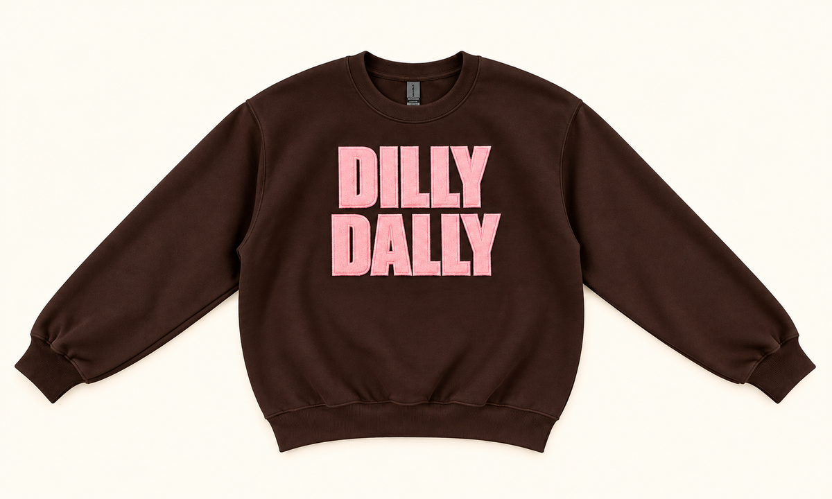 Dilly Dally Patchwork Adult Sweatshirts
