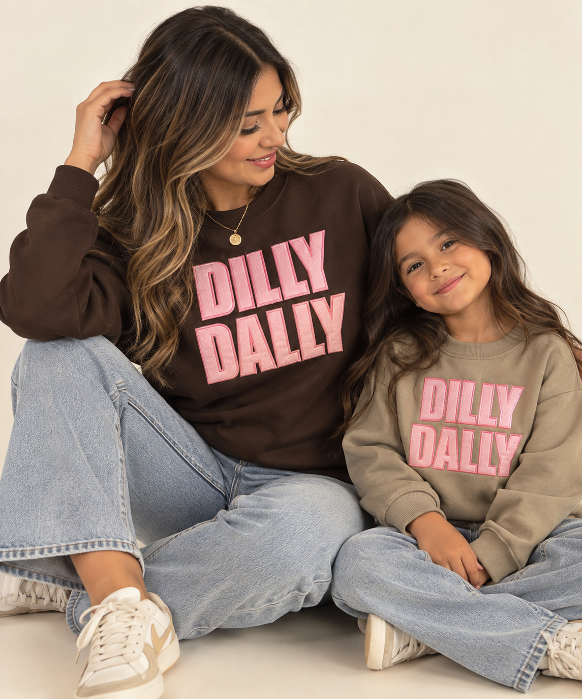 Dilly Dally Patchwork Adult Sweatshirts