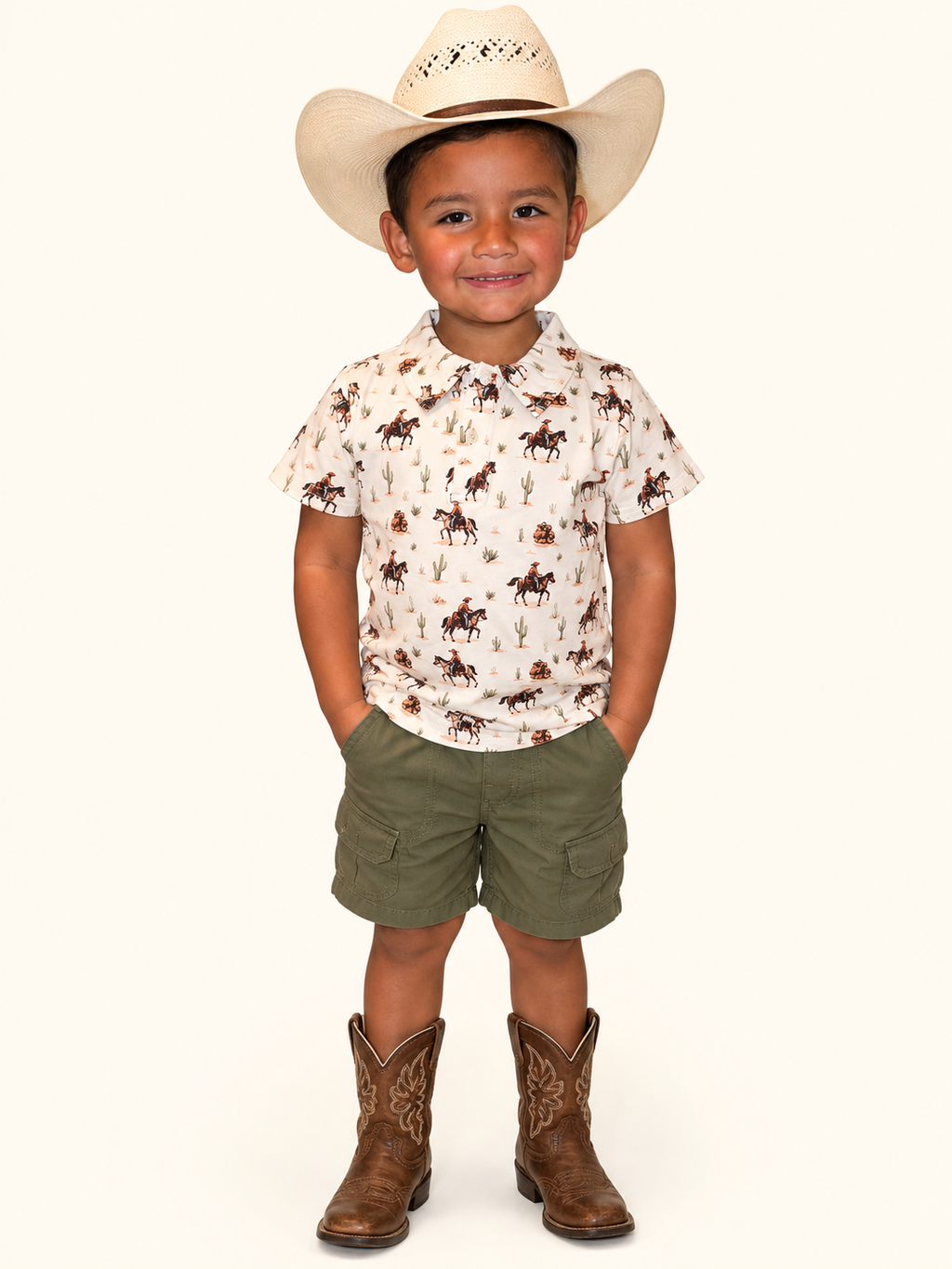 Cowboy & Cactus Polo