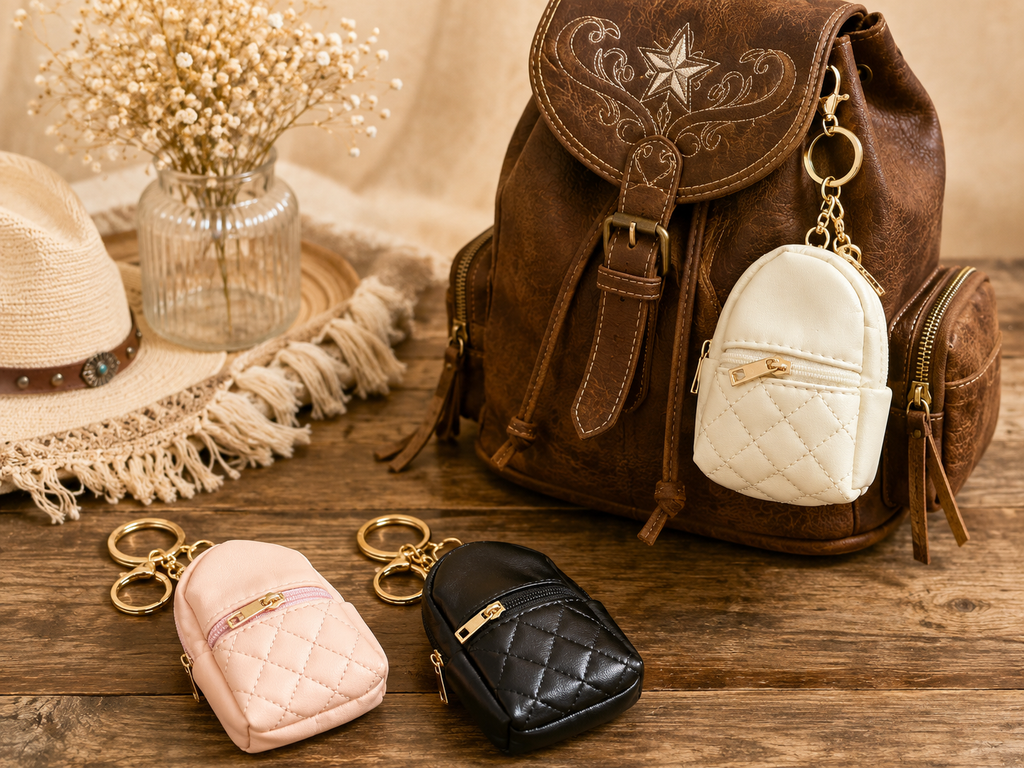 Mini Backpack Charm/Key Chain
