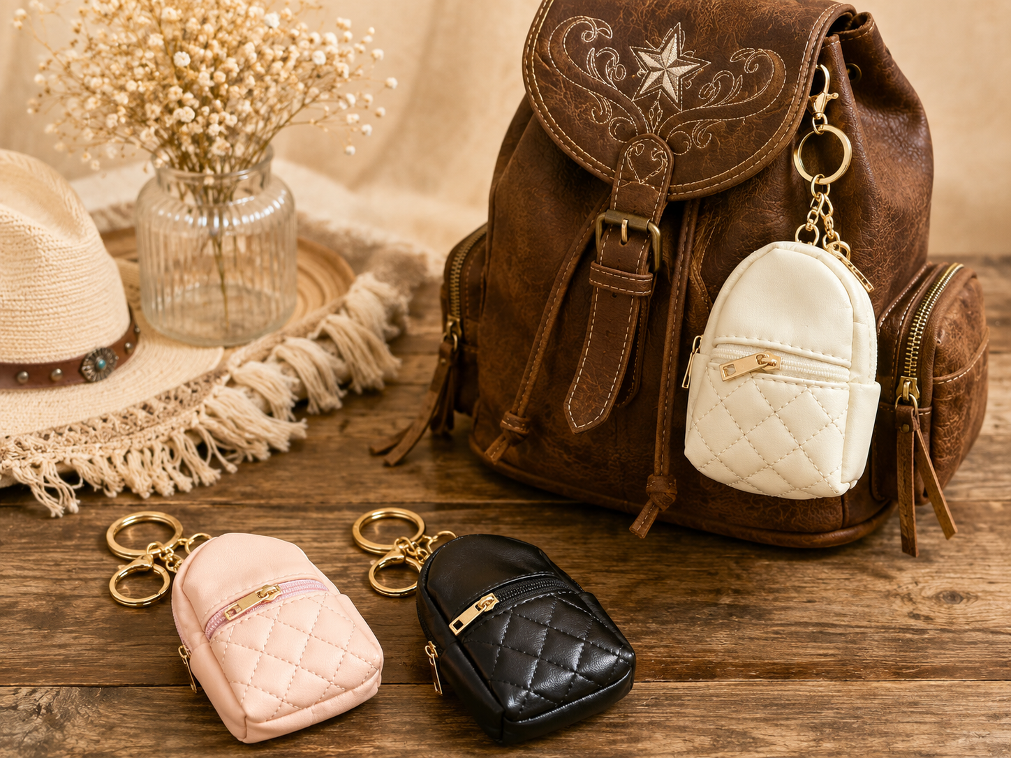 Mini Backpack Charm/Key Chain