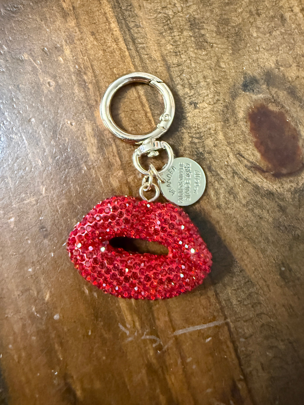 Rhinestone Lip Charm
