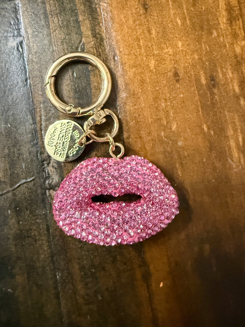 Rhinestone Lip Charm