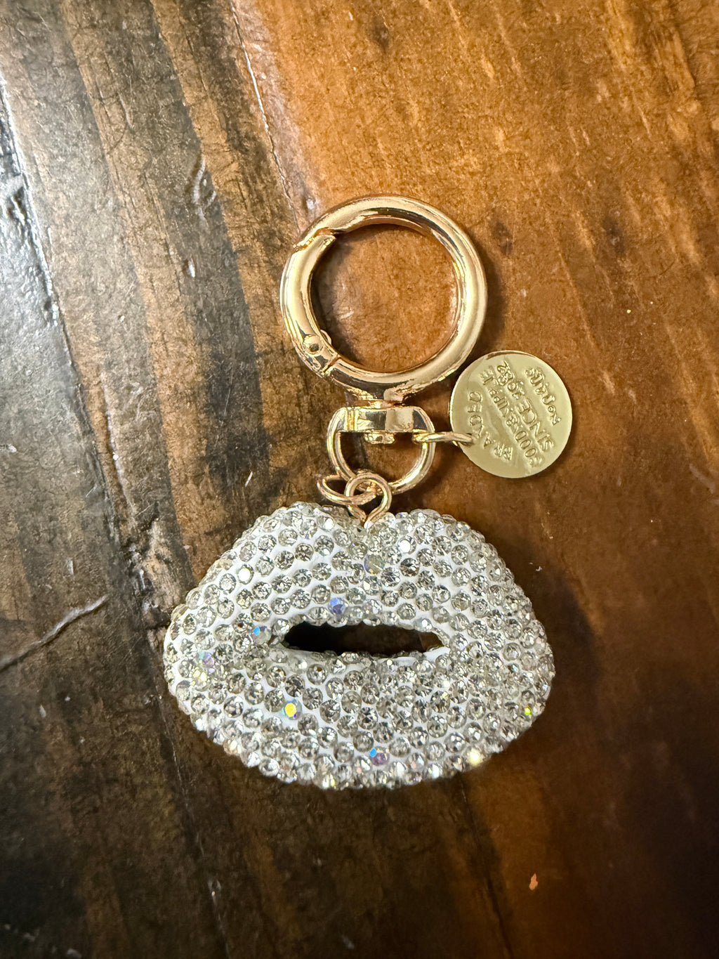 Rhinestone Lip Charm