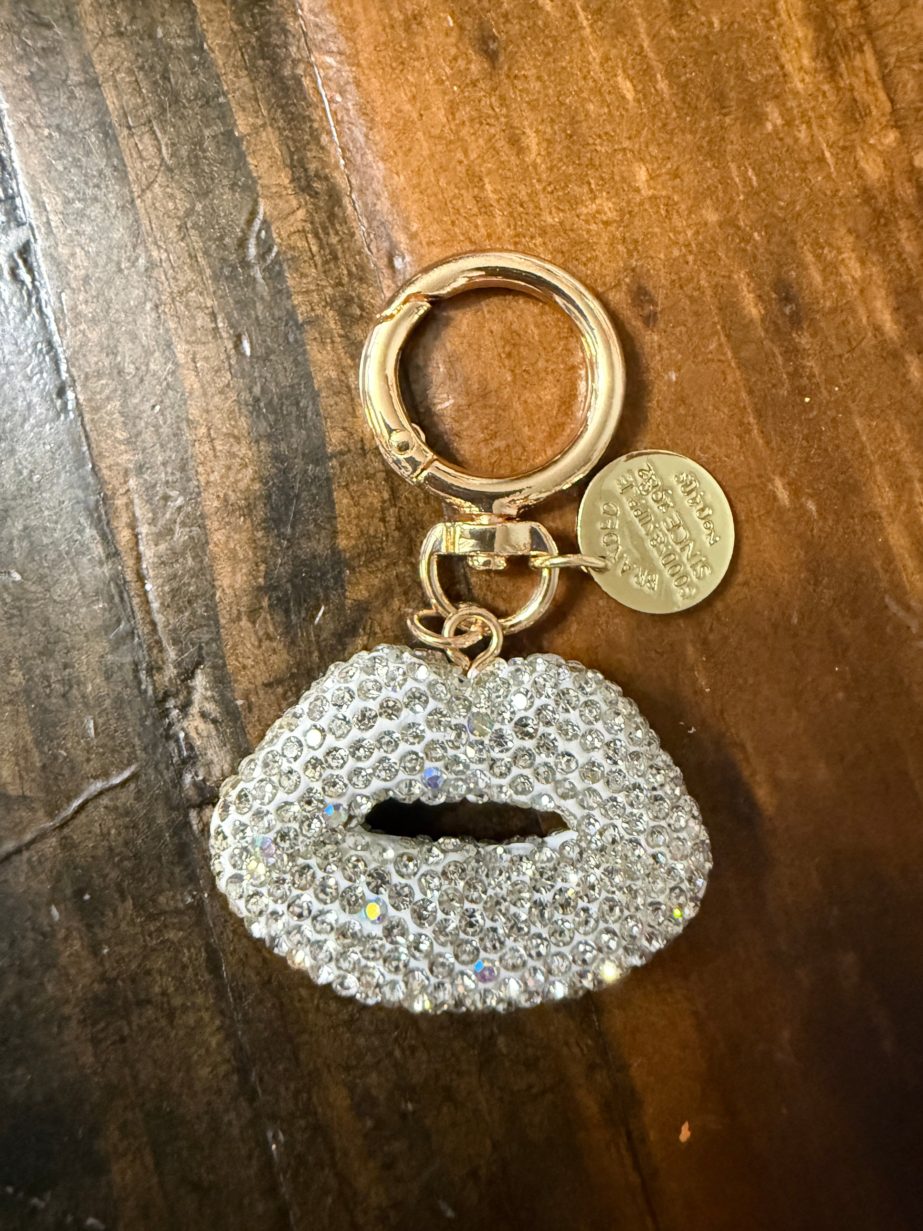 Rhinestone Lip Charm