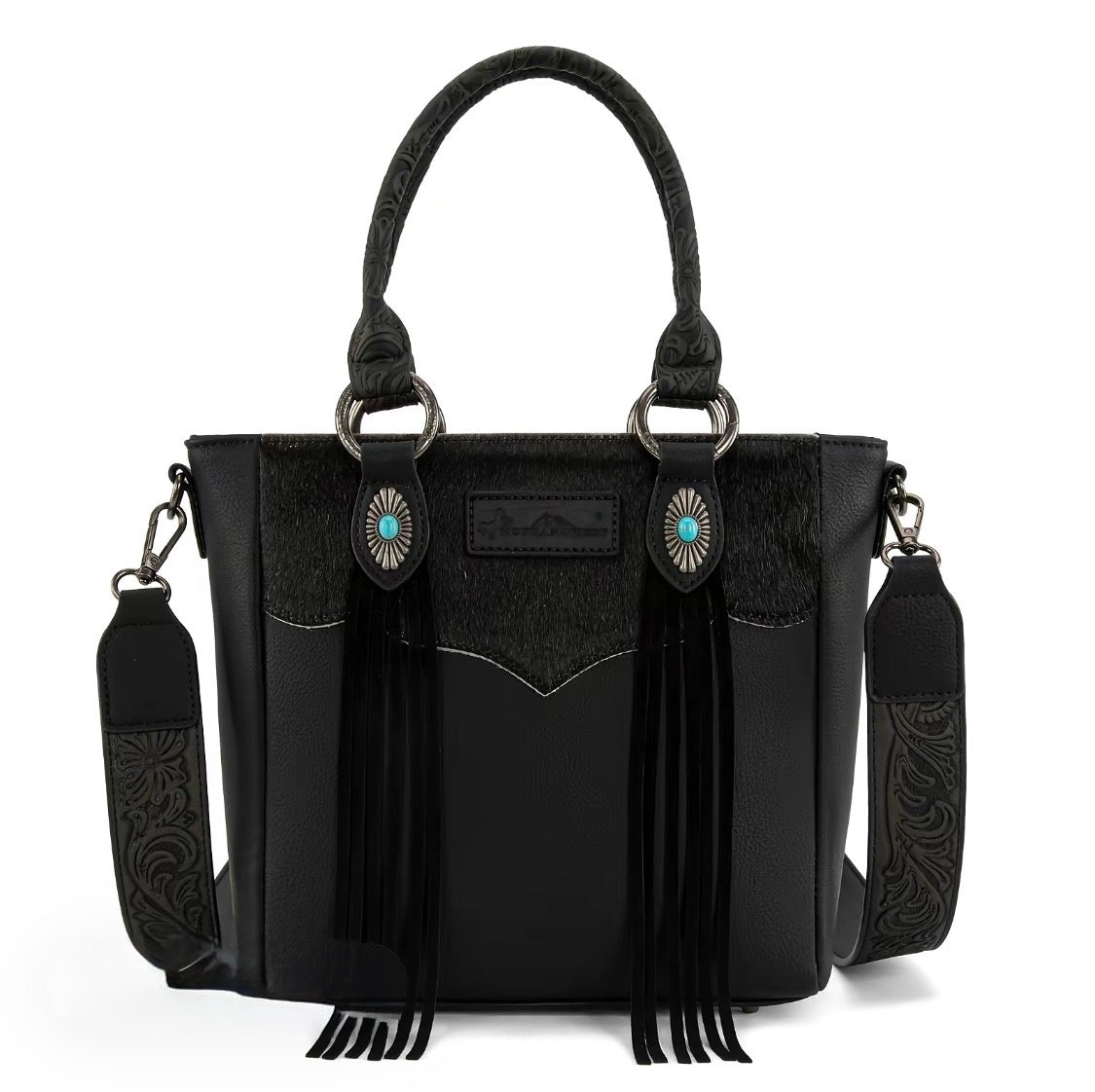 Montana West Hair on Hide Concealed Carry Tote Bag