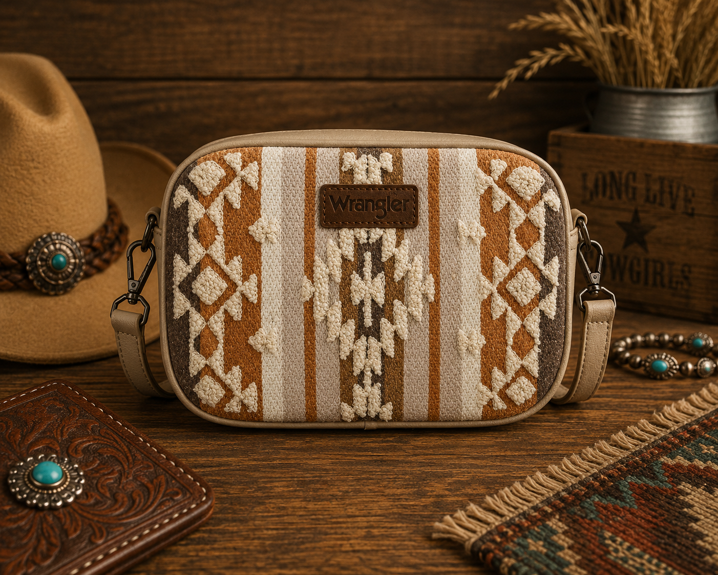 Wrangler Sherpa Crossbody