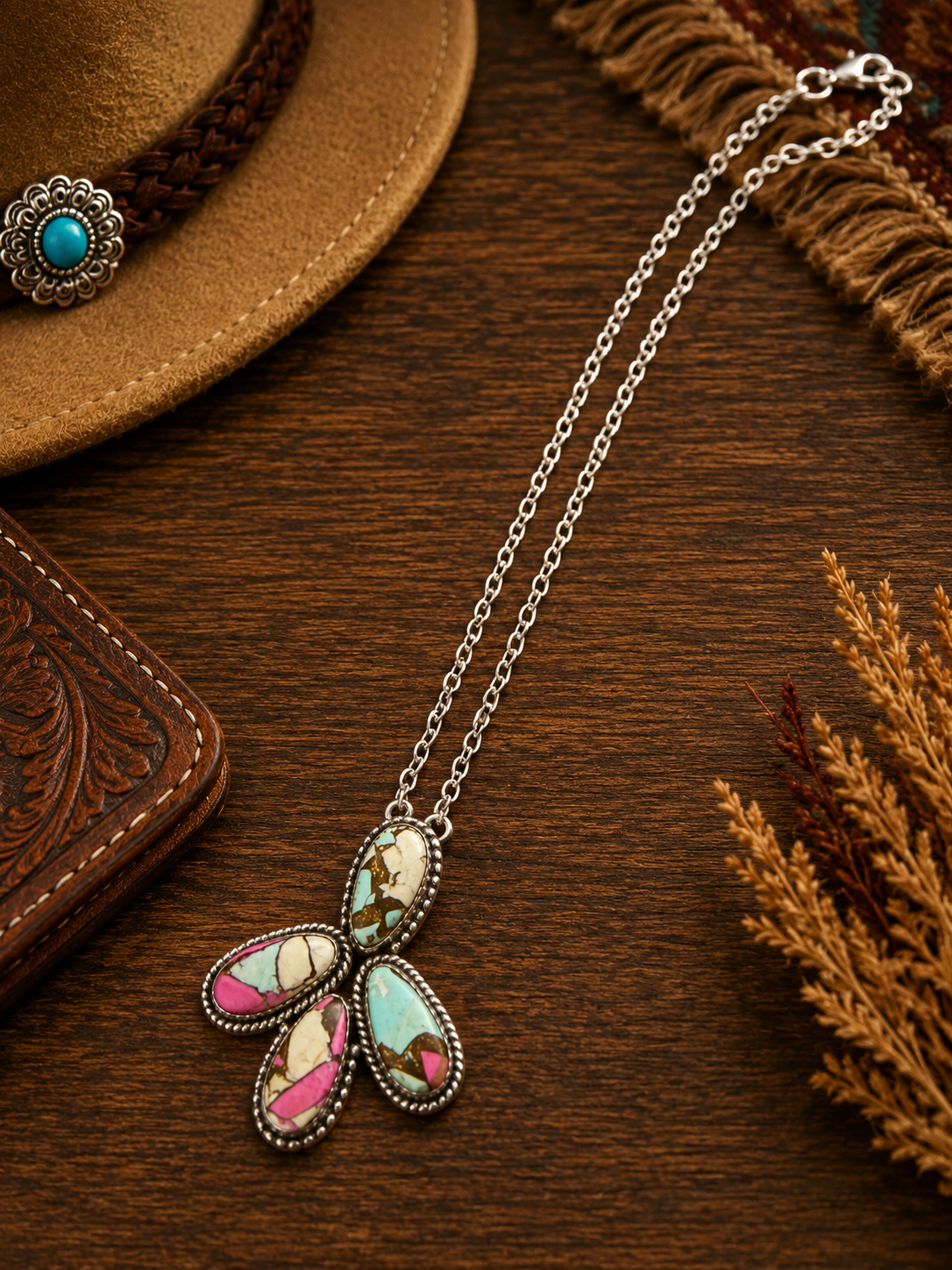 Cotton Candy Statement Necklace