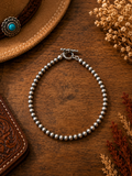 Sterling Silver Beaded Bracelet