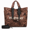 Wrangler Large Leopard Print Tote