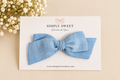 Chambray-Knot Bow